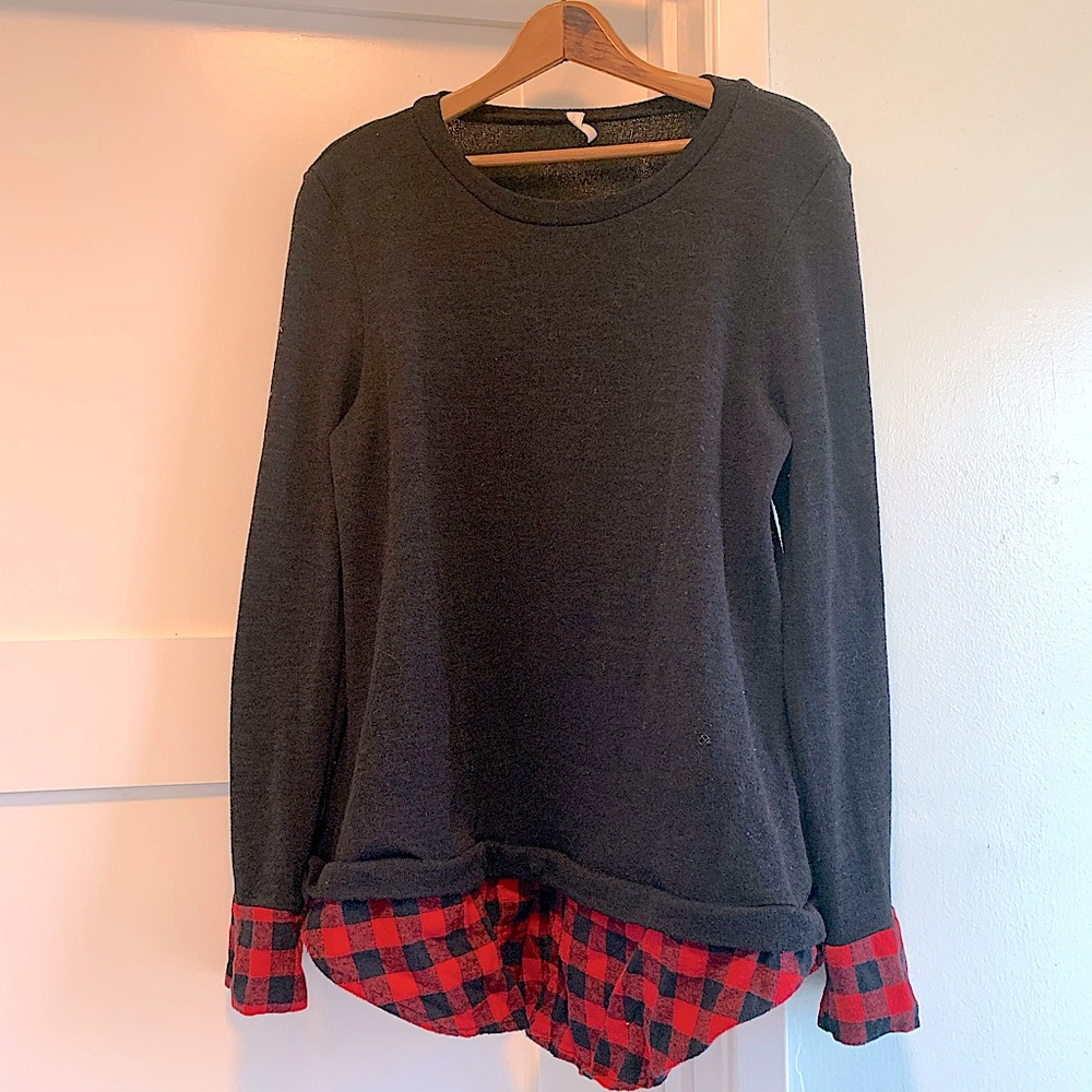Pinkblush • Long Sleeve shirt • Buffalo Plaid